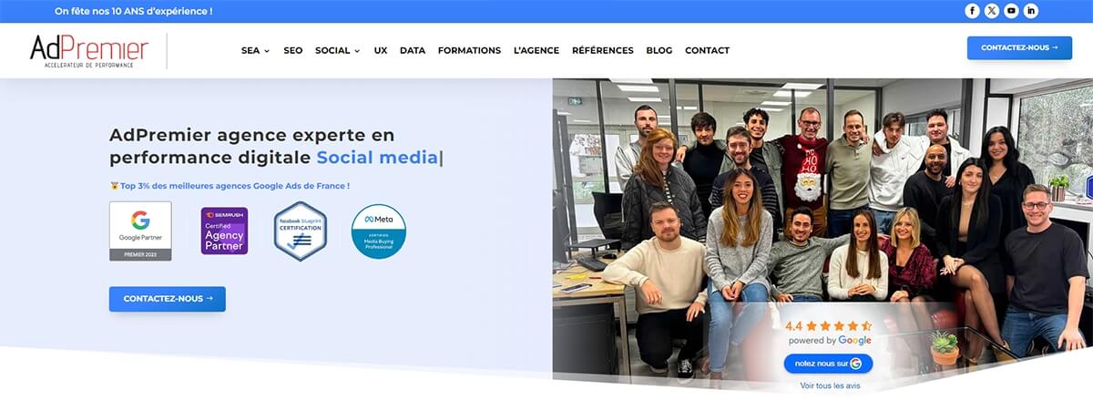 AdPremier - Best Digital Marketing agency France
