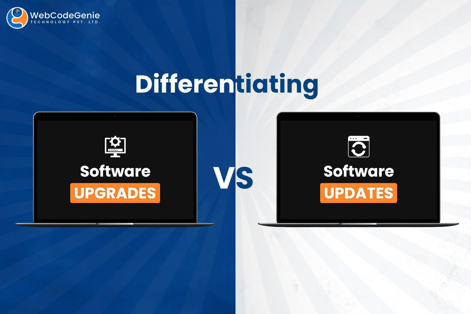 Differentiating Software Upgrades from Software Updates