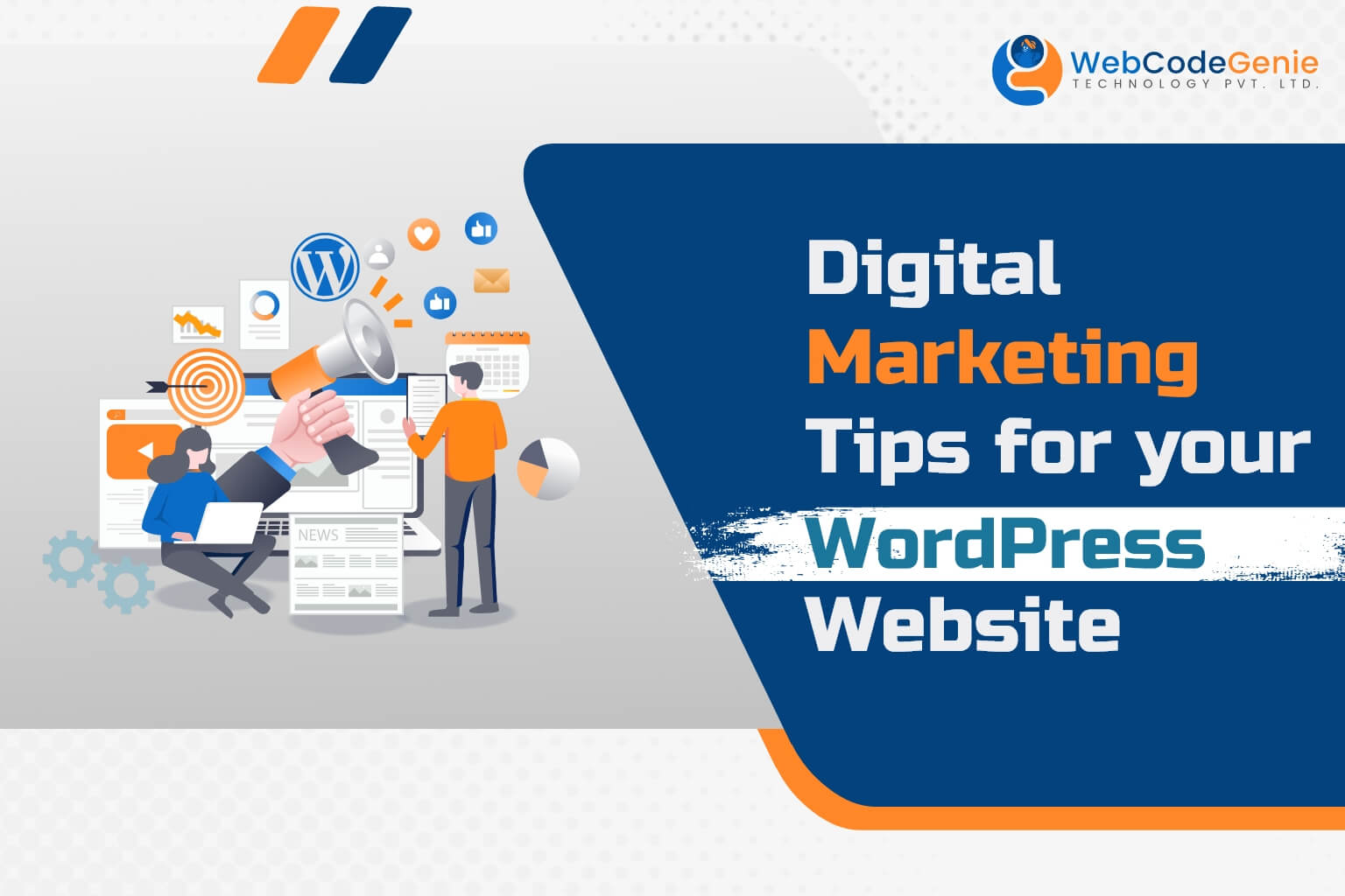 digital marketing tips for wordpress website