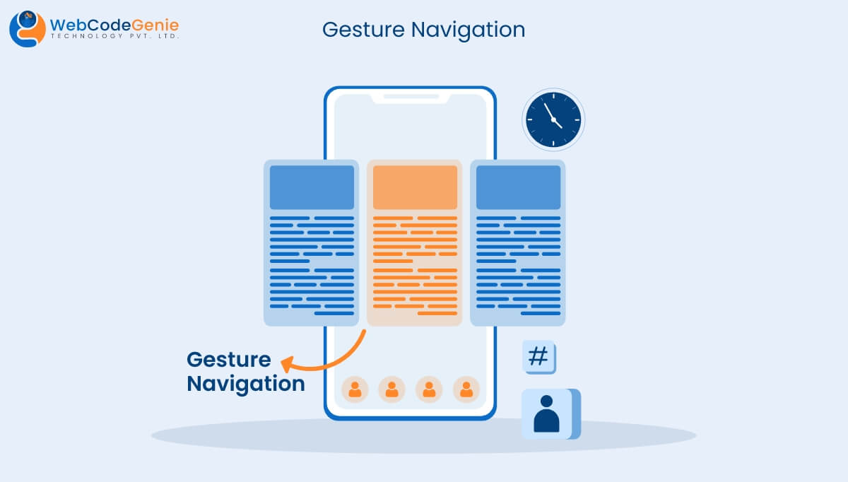 Gesture Navigation - mobile app