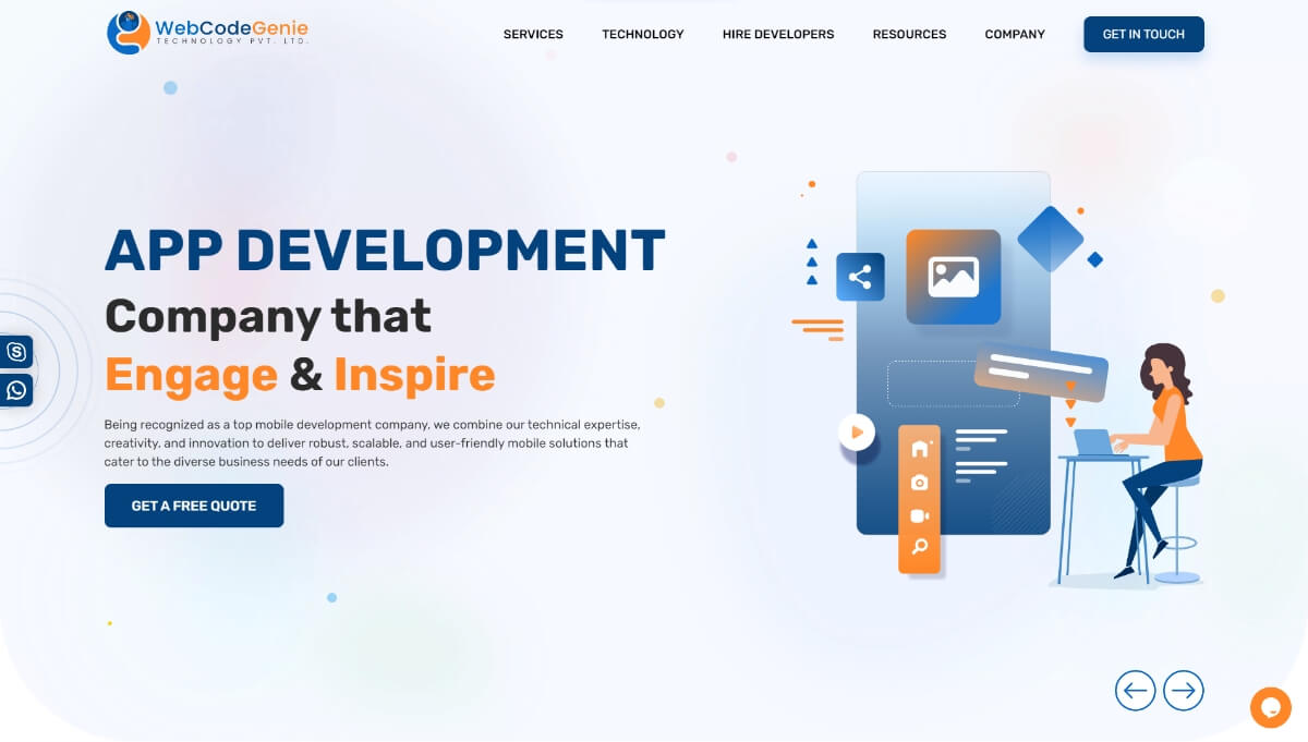 WebcodeGenie - software development company